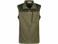 Fjallraven Herren Sweatshirt Buck Fleece Vest M, Laurel Green-Deep Forest, S, 81727