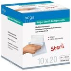 H&ouml;ga Steril-Kompressen, sterile Mullkompressen - 10 x 20 cm - 25x2 St&uuml;ck,...