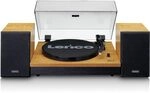 Lenco LS-300 - Hi-Fi Plattenspieler mit Bluetooth - Mit externen Lautsprechern 2 x 10 Lenco LS-300 - Hi-Fi Plattenspieler mit Bluetooth - Mit externen Lautsprechern 2 x 10