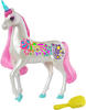 Barbie Einhorn, Dreamtopia Brush 'N Sparkle Unicorn, Barbie Zubehör mit...