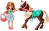 Barbie GHV78 - Club Chelsea Spielset mit Puppe und Pferd, ca. 15 cm, blond, mit...