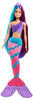 Barbie Dreamtopia Regenbogen Magie Meerjungfrau, Meerjungfrau mit Teal, blau...