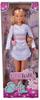 Simba 105733508 - Steffi Love Chic Walk, Puppe in einem modischen Kleid, mit