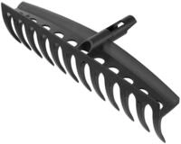 Fiskars Rechen-Kopf, 12 Zinken, Verbindbar mit Fiskars Solid Stiel