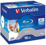 Verbatim BD-R Single Layer, Blu-Ray-Disk 25GB - 6x Brenngeschwindigkeit -...