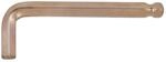 KS Tools 962.0446 BERYLLIUMplus Innensechskant-Winkelstiftschl&uuml;ssel, 6 mm, mit