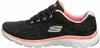 Skechers Damen Flex Appeal 4.0 Fresh Move Sneaker, Black Mesh / Coral & Lavender