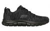 Skechers Herren Track-Front Runner 232298 BBK Sneaker, Black Knit/Black Trim,...