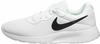 Nike Herren Tanjun Sneaker, White/Black-Barely Volt, 44.5 EU