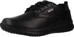 Skechers Herren Delson Antigo Half shoes, Black Leather, 39.5 EU