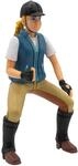 Bullyland 62616 - Spielfigur Reiterin Nina mit sicherem Reithelm, ca. 9,7 cm,
