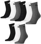 Puma Herren SHORT SOCK, Grey/White/Black, 35-38 EU