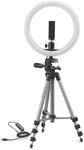 CULLMANN - 52103 - Alpha 1000 Stativ Vlogging Kit BT m. LED-Ringlicht und