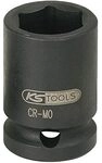 KS Tools 515.1008 1/2" Sechskant-Kraft-Stecknuss, kurz, 8mm