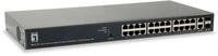 LevelOne 26-Port Web Smart Gigabit PoE Switch 802.3at PoE Plus 24 PoE Outputs 370W 2