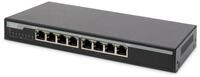 DIGITUS Professional Switch 8 x 10/100/1000 PoE Desktop 131 W