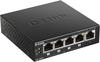 D-Link DGS-1005P, 5-Port Unmanaged PoE+ Gigabit Switch (4 x 10/100/1000 Mbit/s...