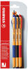 Tintenroller - STABILO pointVisco - 3er Pack - blau, schwarz, rot