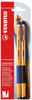 Tintenroller - STABILO pointVisco - 2er Pack - blau, schwarz
