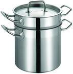 Schulte-Ufer 6457-20 i Spagettitopf Profi-Line i, 20 cm, 5,00 l, Edelstahl