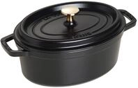 STAUB Cocotte, Gusseisen Br&auml;ter mit Deckel, 23 cm, 2,35 L, Oval, Alle Herdarten inkl