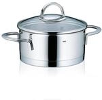 kela Bratentopf Cailin, Durchmesser 16 cm, 1,25 L, Edelstahl 18/10, Allherdboden,