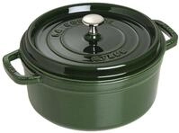 STAUB Cocotte, Gusseisen Br&auml;ter mit Deckel, 24 cm, 3,8 L, Rund, Alle Herdarten...