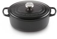 Le Creuset Signature Gusseisen-Br&auml;ter mit Deckel, &Oslash; 33 cm, Oval, F&uuml;r alle