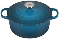 Le Creuset Signature Gusseisen-Br&auml;ter mit Deckel, &Oslash; 24 cm, Rund, F&uuml;r alle