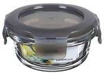 LocknLock OVEN GLASS Frischhaltedosen Glas mit Deckel | 130 ml Rund, &Oslash;100 x 50...