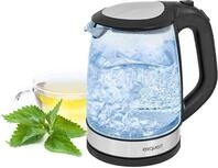 Exquisit WK 3501 swg Glas Wasserkocher - 2 Liter - 2200W - Edelstahl |...