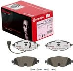 BREMBO Bremsbelagsatz, Scheibenbremse P85126X | Kompatibel mit: AUDI A3, A3