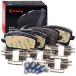 Brembo P 85 099 Bremsbelagsatz, Scheibenbremse - (4-teilig) | Kompatibel mit:...