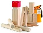Carromco Wikingerschach Original | Kubb Schwedenschach Outdoor mit Tasche 