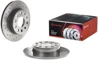 BREMBO 2 Bremsscheiben Bremsscheiben Rotoren 08.9488.1X | Kompatibel mit: AUDI...