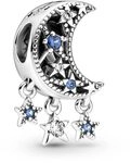 Pandora 799643C01 Sterne und Mondsichel Charme