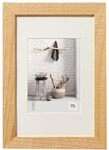 walther design Bilderrahmen natur 24 x 30 cm mit Passepartout, Home Holzrahmen...