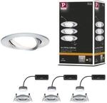 Paulmann Premium EBL Set Coin Slim dimmbar rund schwenkbar LED 3x6,8W 2700K...