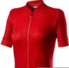 CASTELLI Women's Jacquard Jersey Promise Sweatshirt, Rot, S