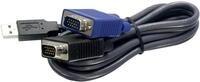 TRENDnet TK-CU15 USB VGA KVM Kabel (15 Fu&szlig;, Anschluss an TRENDnet KVM Switches, USB