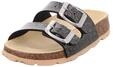 Superfit Fussbettpantoffel Hausschuhe 0-800111 Pantoffeln Schwarz Silber 010025 EU