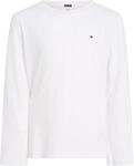 Tommy Hilfiger Jungen Langarmshirt Basic, Wei&szlig; (Bright White), 10 Jahre