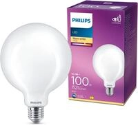 Philips LED Classic E27 Filament Lampe (100 W), matte LED Lampe in Globe-Form mit