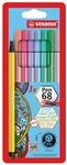 STABILO - Premium-Filzstift - Pen 68 | 8er Pack, Pastellfarben