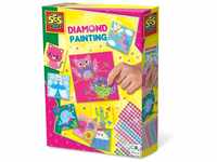 SES Creative 14119 Diamanten Mosaike, Funkelndes Bastelset für Kinder, Einfache