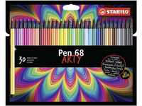 Premium-Filzstift - STABILO Pen 68 - ARTY - 30er Pack - mit 30 verschiedenen...