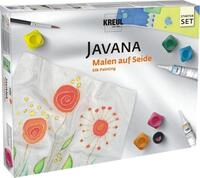 KREUL 81845 - Javana Seidenmalfarben Grundausstattung, 5 x 20 ml Farbe, je 20 ml