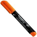 Kores - K-Marker XP2: Orangefarbene Permanentmarker, Keilspitze mit wasserfester und