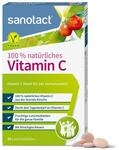 sanotact Vitamin C (30 Lutschtabletten) &bull; Acerola Tabletten vegan &bull; 100%