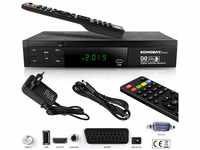 Echosat HDMI SCART HD Receiver Satellit DVB S2 HD Receiver für SAT Digitaler